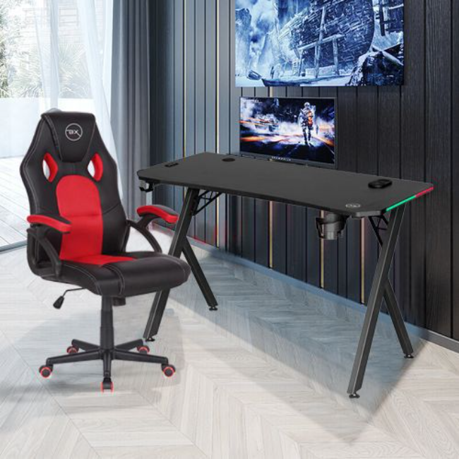 BX Gaming Desk with Integrated RGB lights | TEKGDV04 BX Gaming Desk with Integrated RGB lights | TEKGDV04