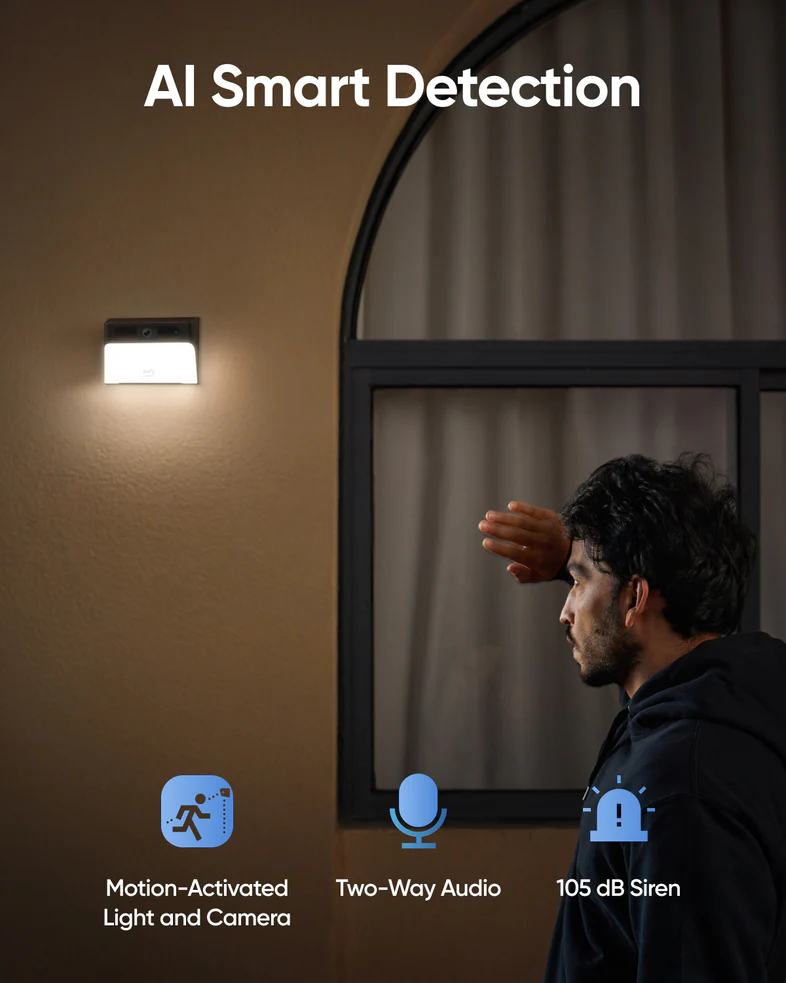 Eufy S120 Wall Light Camera With Solar Panel | T81A0311 - Image 5