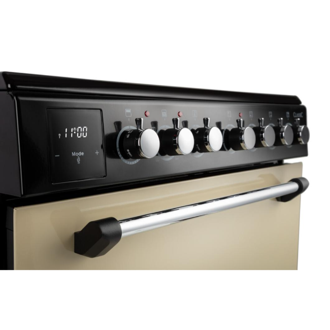 Rangemaster Classic 60 Ceramic Cooker - Cream/Chrome | CLA60ECCR-C - Image 5