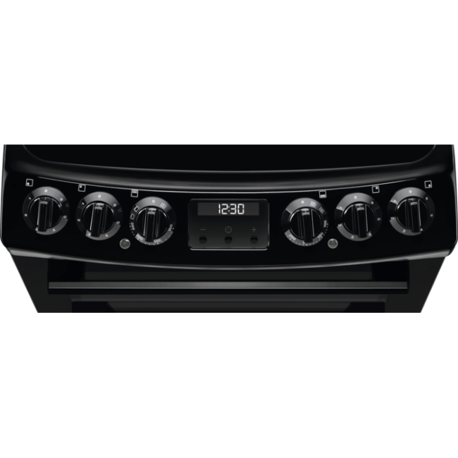 Electrolux 55cm Ceramic Cooker - Black | LKR555100B - Image 3