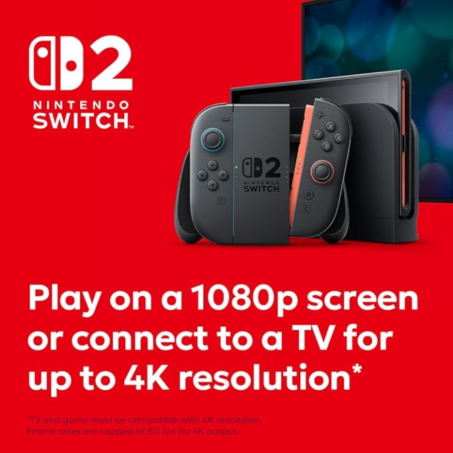 Nintendo Switch 2 - Red, Blue & Black | 10015152 - Image 2