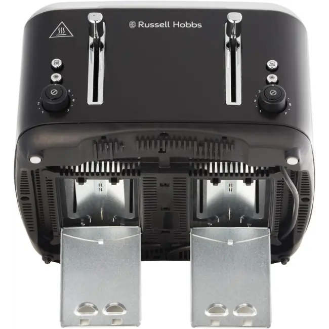 Russell Hobbs Addison 4 Slice Toaster | Matte Black | 27740 - Image 5