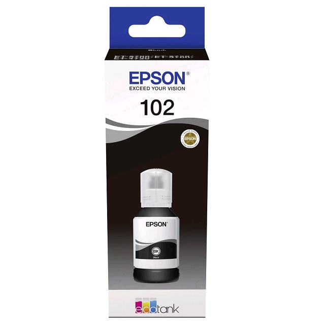 Epson 102 ECOTANK BLACK INK BOTTLE Epson 102 ECOTANK BLACK INK BOTTLE
