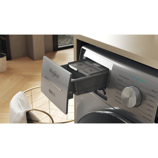 Whirlpool Freestanding Supreme Silence Washing Machine 10kg - Gunmetal | W809ADSSILENCEUK - Image 5