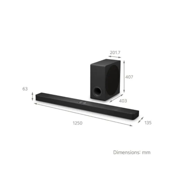 LG Soundbar 5.1.3 Ch - Black | US90TY.DGBRLLK - Image 2
