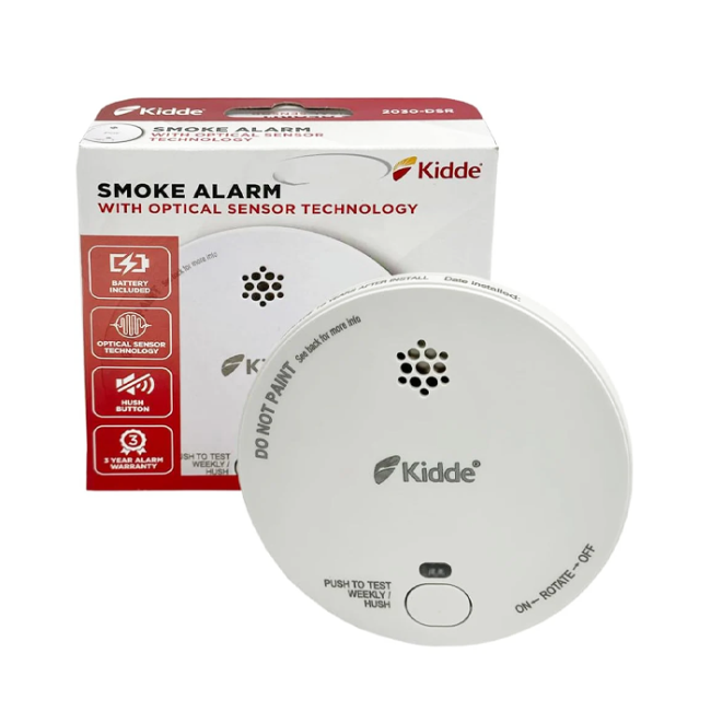 Kidde Smoke Alarm With Optical Sensor | FSK2030-DSR