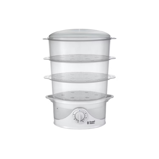 Russell Hobbs 3 Tier Food Steamer | 21140 Russell Hobbs 3 Tier Food Steamer | 21140