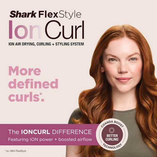 Shark FlexStyle IonCurl Hair Styler and Dryer - Pink | HD850UKPK - Image 11