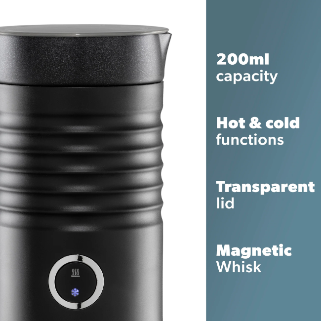 Daewoo 200ml Electric Milk Frother | Black | 970104 - Image 2