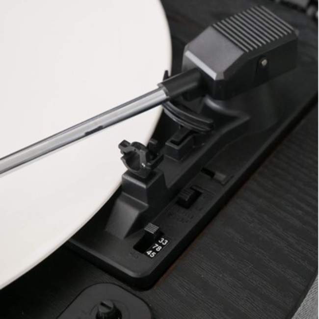 Steepletone Bluetooth Turntable  - Black | DISCGOBT - Image 2