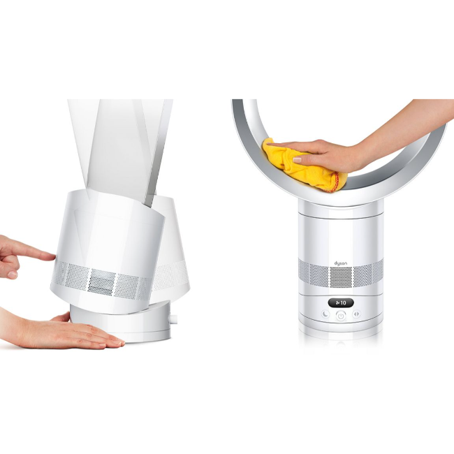 Dyson Cool™ CF1 Desk Fan - White/Silver | 586374-01 - Image 4