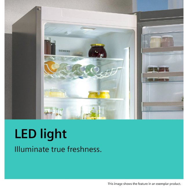 Siemens IQ300 Built-In Fridge-Freezer - White | KI86NVSE0G - Image 9