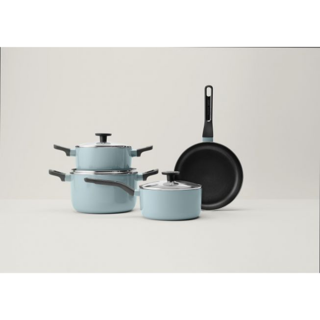 Berghoff Leo 7 Piece Cookware Set - Slate | 3950407 - Image 4