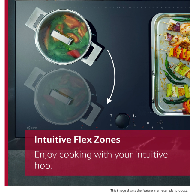 Neff N 70 Induction Hob 80cm Surface Mount - Black | T68FHV4L0 - Image 17