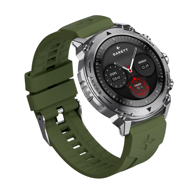 Garett Atom Smartwatch - Silver Steel | ATOM-SILVER - Image 7