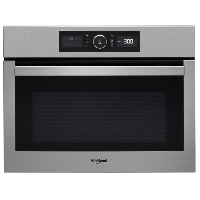 Whirlpool 6th Sense Built-in Microwave Oven in Stainless Steel | AMW 9615/IX UK Whirlpool 6th Sense Built-in Microwave Oven in Stainless Steel | AMW 9615/IX UK