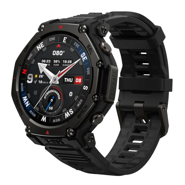 Amazfit T-Rex 3 Pro 48mm Smart Watch - Black | 146-W2443EU1N - Image 2