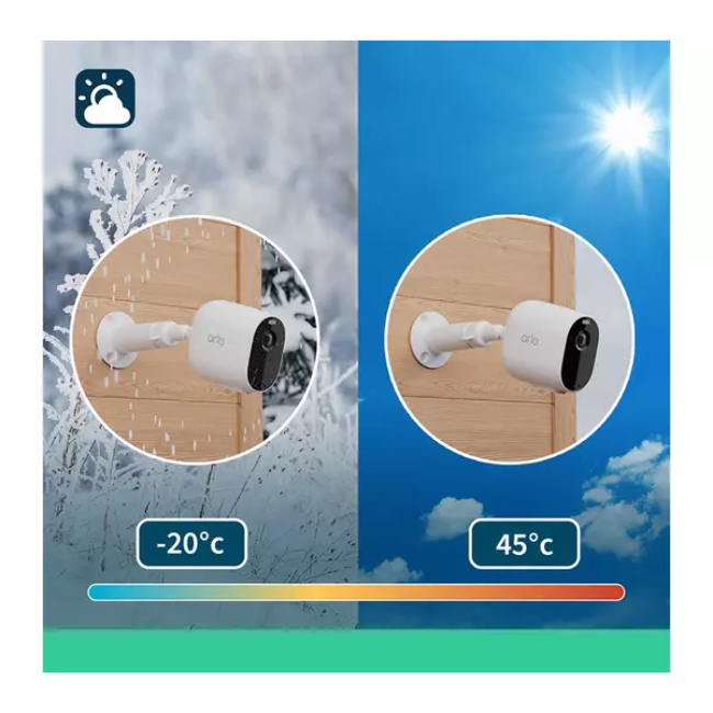 Arlo Essential Spotlight Security WiFi Camera 1 Pack - White | VMC2030100EUS - Image 4