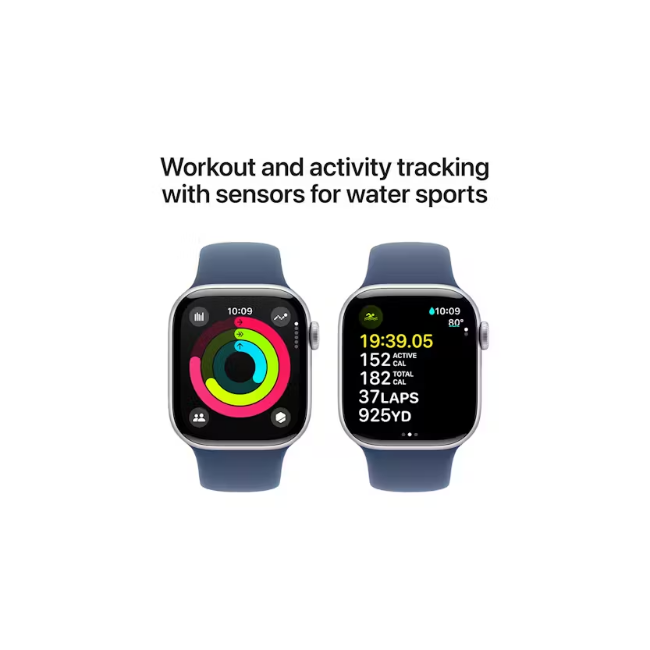 Apple Watch 10 42mm Med/Lrg - Silver/Denim | MWWC3QA-A - Image 3