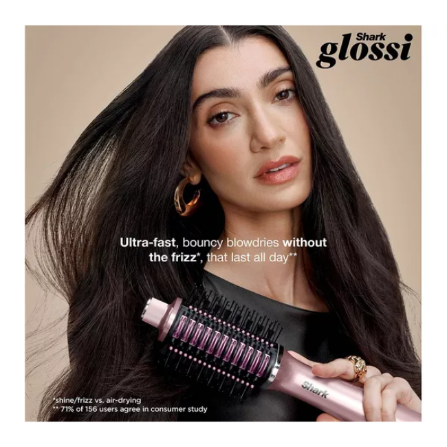 Shark Glossi 2-in-1 Hot Tool and Air Glosser - Lychee | HT302UKPK - Image 11