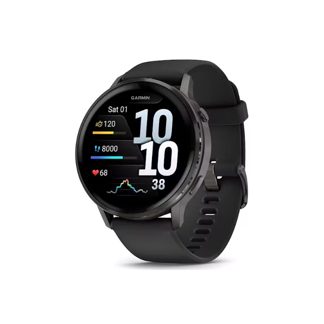 Garmin Venu 4 (41mm) Fitness Tracker - Black and Slate | 010-03013-02 Garmin Venu 4 (41mm) Fitness Tracker - Black and Slate | 010-03013-02