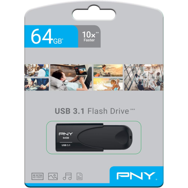 PNY 64GB USB 3.1 Flash Drive | FD64GATT431KK-EF - Image 4