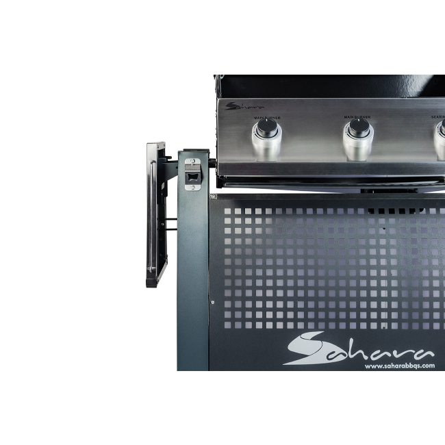 Sahara 3 Burner BBQ with side burner | S375IR-ST - Image 5