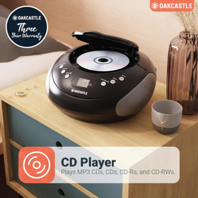 Majority CD250 Portable CD & Radio | Black | 1000002941 - Image 2