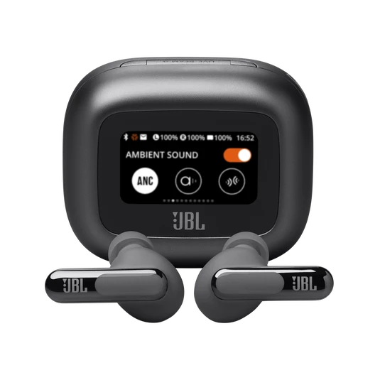 JBL Live Beam 3 Wireless Noise Cancelling Earbuds w/ Smart Case - Black | LIVEBEAM3BLK