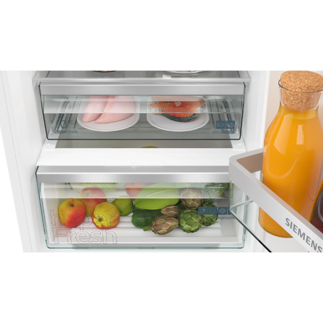 Siemens IQ300 Built-In Fridge-Freezer - White | KI86NVSE0G - Image 4