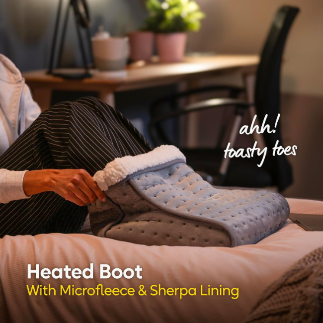 Russell Hobbs Electric Foot Warmer Boot | Grey | RHHSL1001 - Image 3