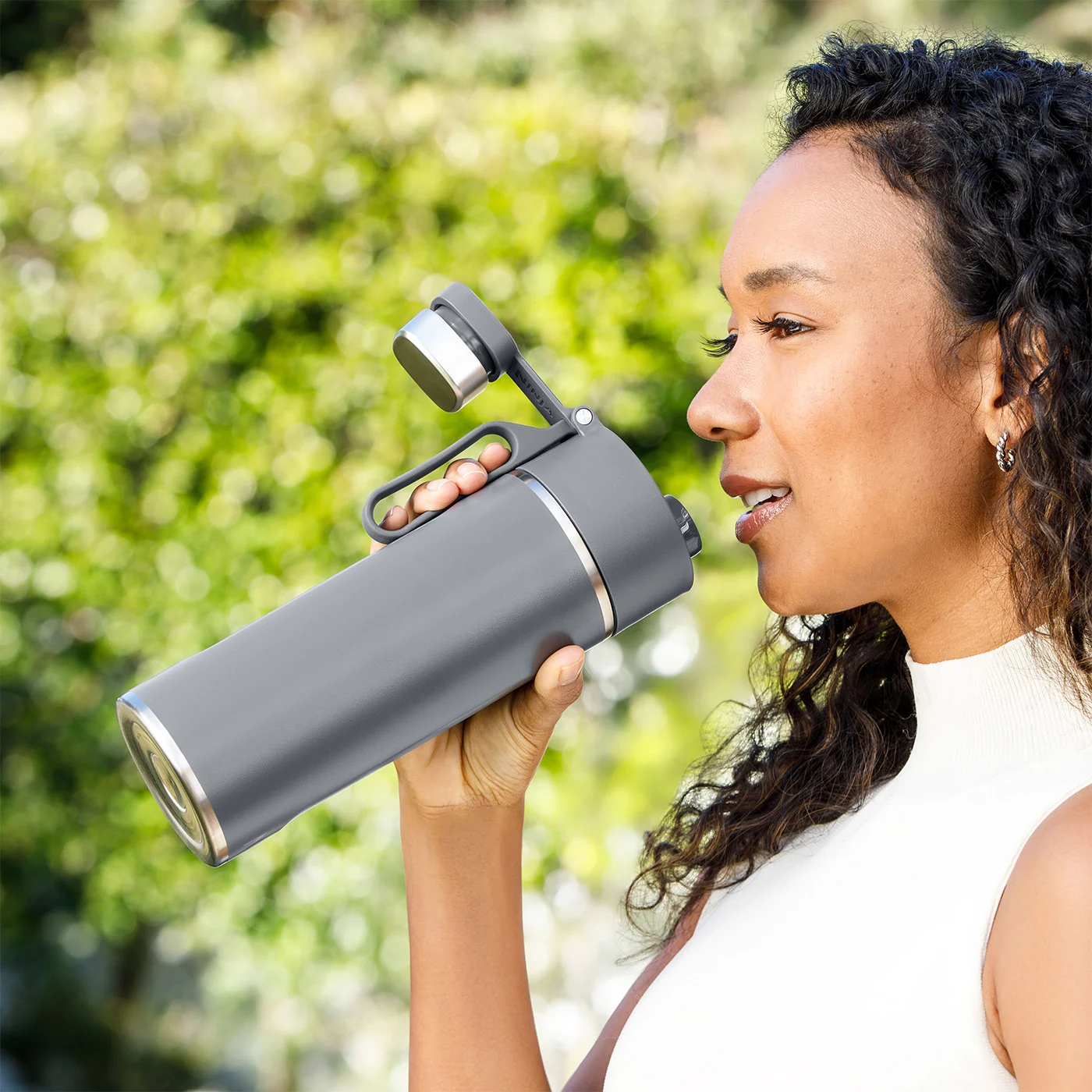 Ninja Thirsti 700ml Travel Bottle - Grey | DW2401EUUKGY - Image 6