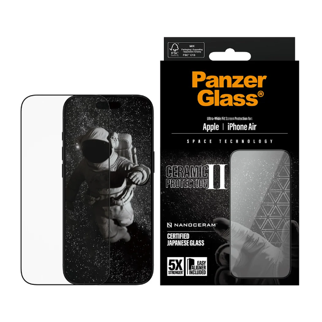 Panzer Ceramic Screen Protector iPhone Air | Ultra Wide | PG15958 Panzer Ceramic Screen Protector iPhone Air | Ultra Wide | PG15958