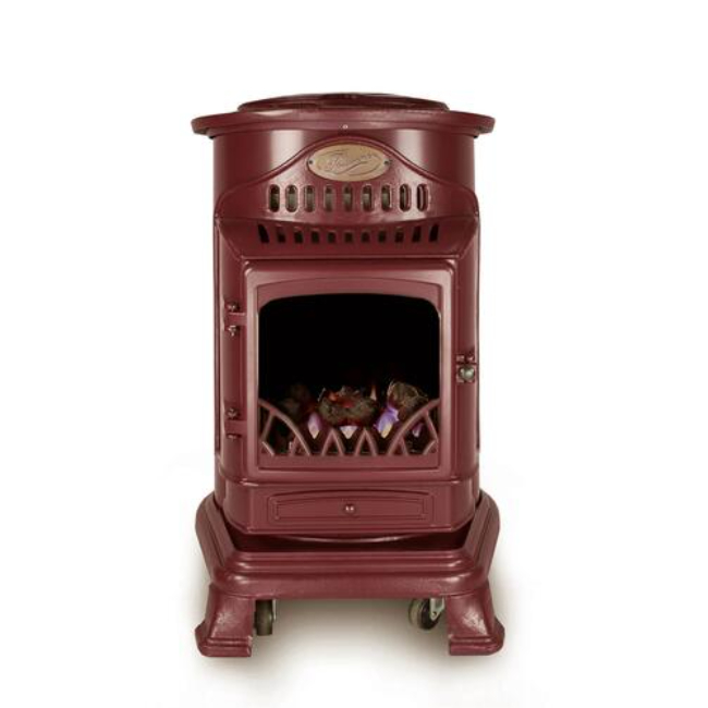 Sahara Provence Portable Gas Heater in Burgundy | PROVIR-BY Sahara Provence Portable Gas Heater in Burgundy | PROVIR-BY