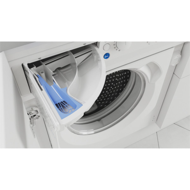 Indesit Push&Go Integrated Washer Dryer - White | BIWDIL861485UK - Image 11 Indesit Push&Go Integrated Washer Dryer - White | BIWDIL861485UK - Image 11