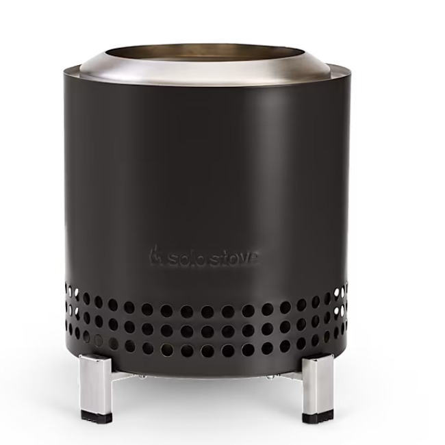 Solo Mesa Xl Table-top Smokeless Fire Pit - Ash Black | MESAXL-ASH