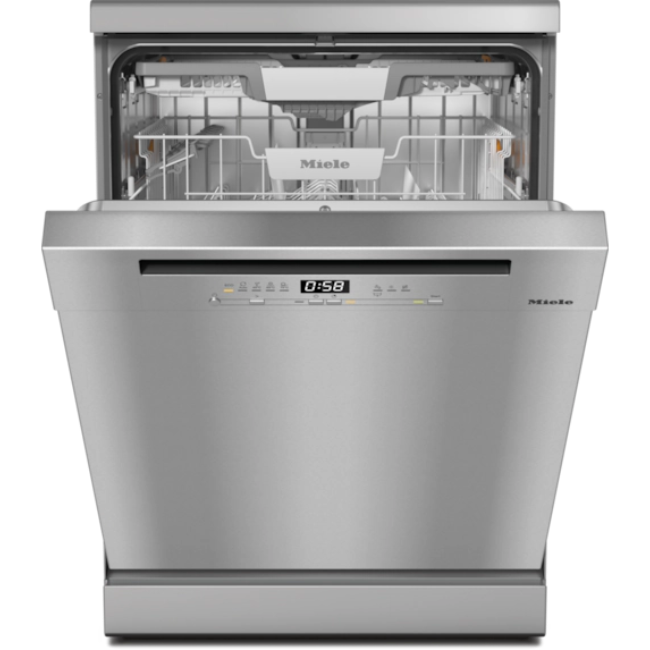 Miele Freestanding Dishwasher - Clean Steel | G5811SC-CLST Miele Freestanding Dishwasher - Clean Steel | G5811SC-CLST