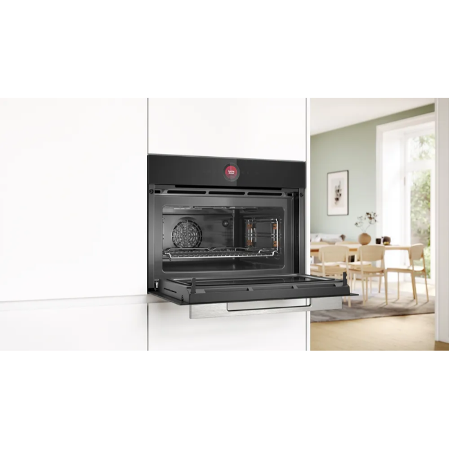 Bosch Series 8 Built-in Compact Oven with Microwave Function - Black | CMG7241B1B - Image 3