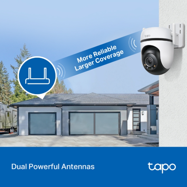 Tapo Outdoor 360° Security Wi-Fi Camera Pan/Tilt | C520WS - Image 3