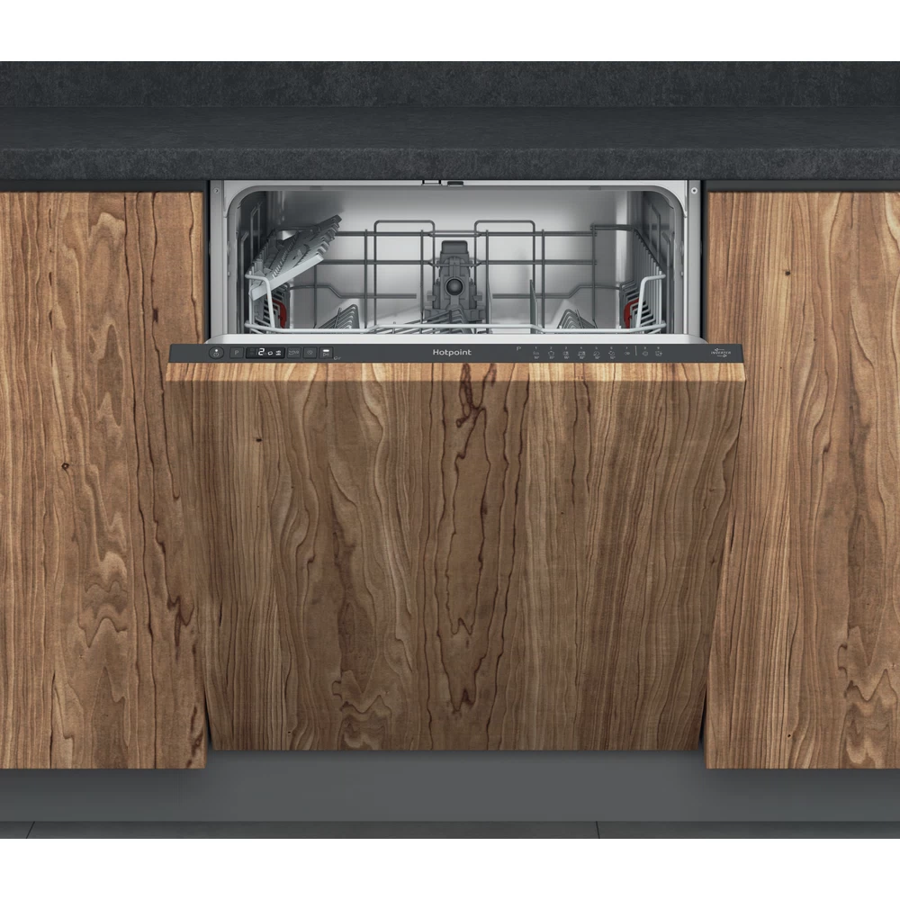 Hotpoint Built In Full Size Dishwasher - Black | H2IHD526BUK Hotpoint Built In Full Size Dishwasher - Black | H2IHD526BUK
