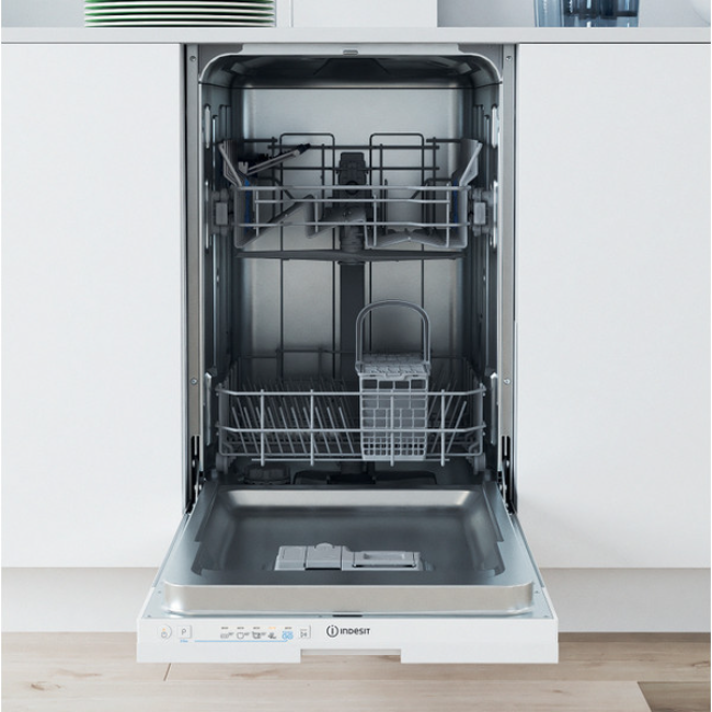 Indesit Integrated Slim Dishwasher - White | IN2IE10CS80UK - Image 2