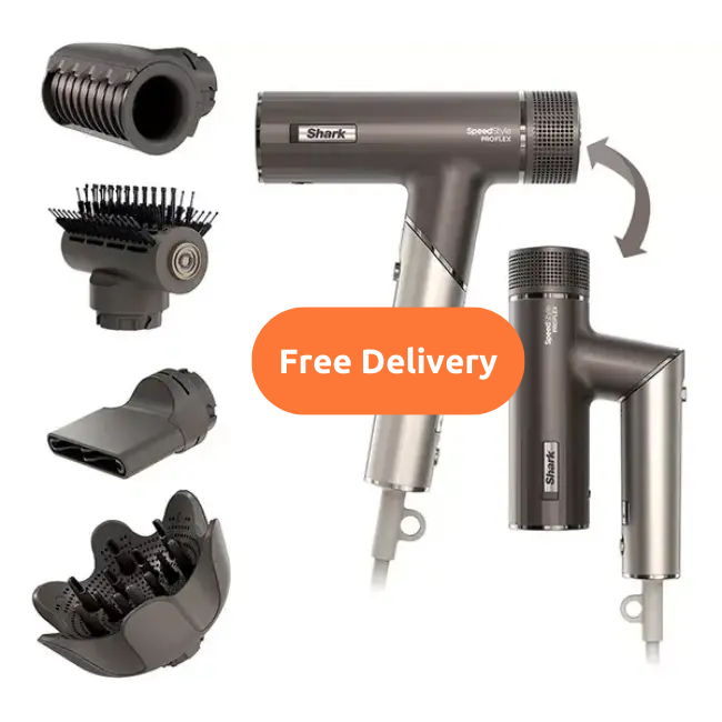 Shark SpeedStyle Pro FLEX 4-in-1 High-Velocity Hair Dryer | HD542UK
