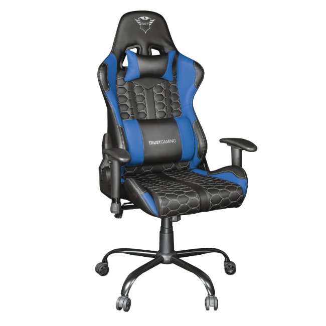 Trust GXT 708R Resto Gaming Chair Blue | T24435 - Image 4