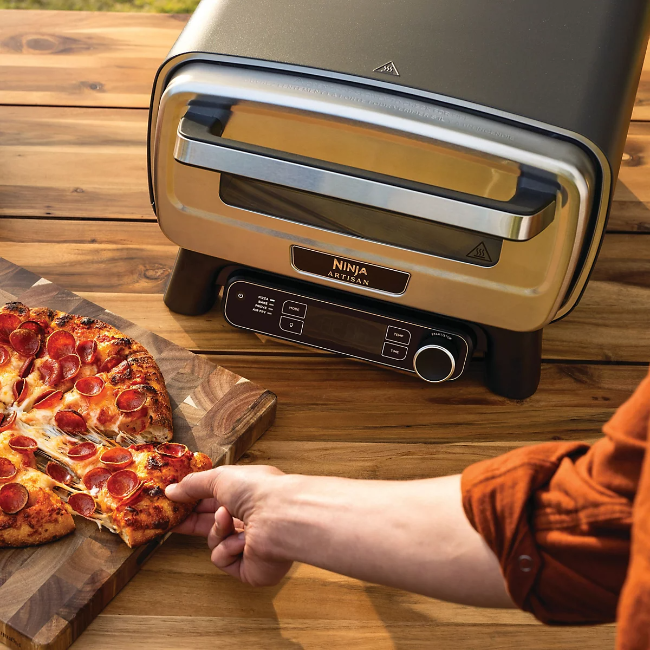 Ninja Artisan Electric Outdoor Pizza Oven & Air Fryer - Grey | MO201UK - Image 11
