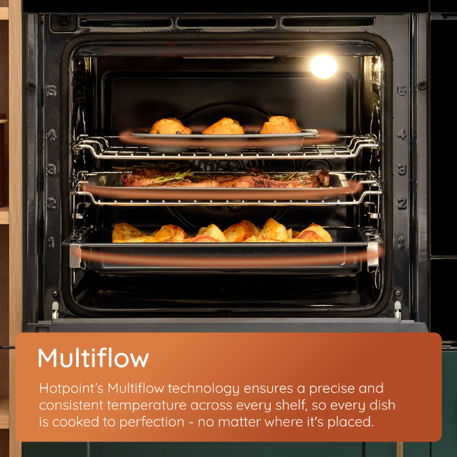 Hotpoint Built-In Electric Single Oven - Black | HO3K55CBUK - Image 9