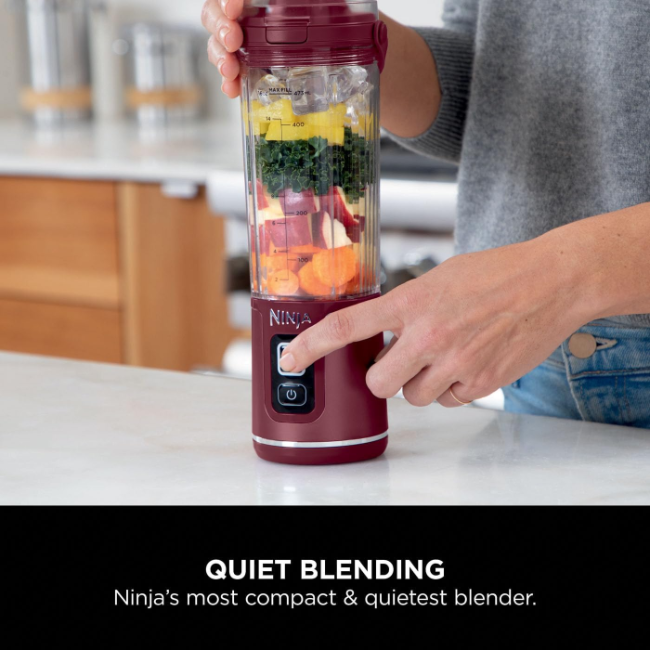 Ninja Blast Cordless Portable Blender | Cranberry | BC151UKCR - Image 2