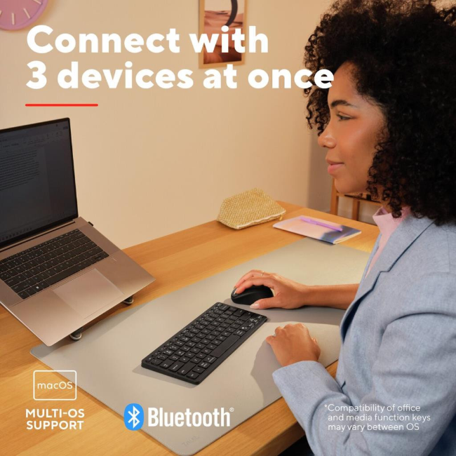 Trust Multi Device Bluetooth Keyboard | Black | T26192  - Image 3