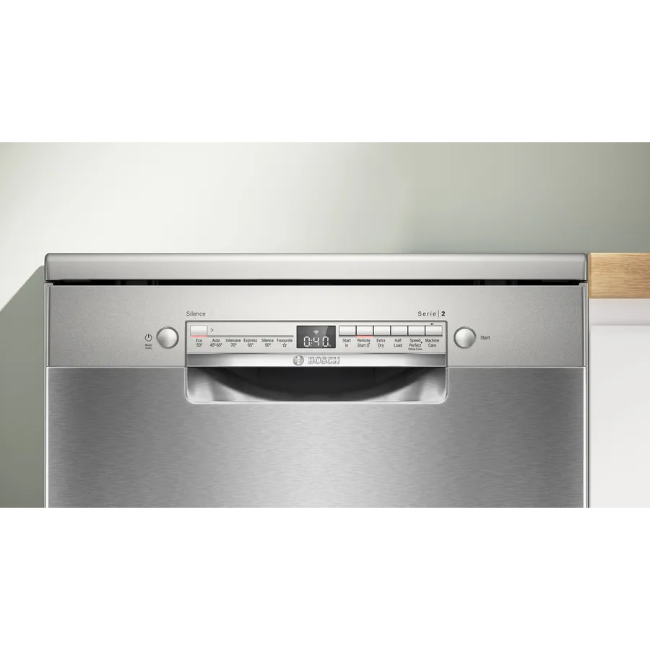 Bosch Series 2 Free-Standing Dishwasher 14place - Inox | SMS2HVI67G - Image 2