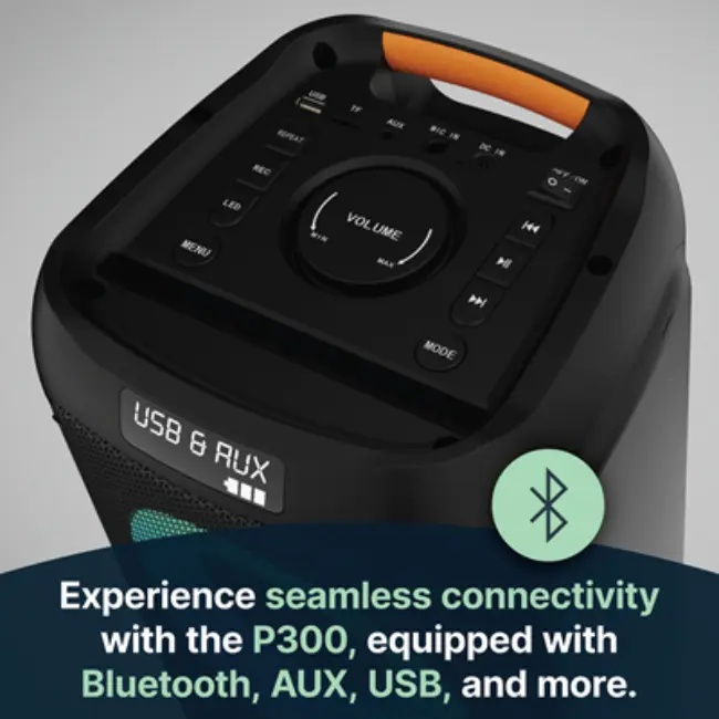 Majority Bluetooth Karaoke Speakers P300 | 1000002884 - Image 3 Majority Bluetooth Karaoke Speakers P300 | 1000002884 - Image 3