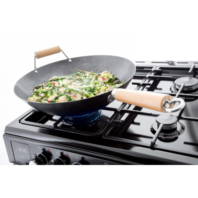 Rangemaster Classic All Gas Cooker - Black | CLA90NGFBK - Image 6